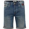 b BLEND BLEND Martels Pantaloncini di Jeans Shorts Bermuda da Uomo Elasticizzato Slim, Taglia:XL, Colore:Denim Black (76204)