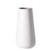 D'vine Dev Vaso da fiori in ceramica bianco opaco da 8 pollici per la decorazione domestica, pacchetto di scatole di design, VS-MAT-W-8