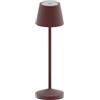 Lumisky Lampada da tavolo senza fili LED bianco caldo dimmerabile EMILY H25cm, marrone Vintage