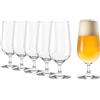 Stölzle Lausitz Bicchieri da Birra Grand Cuvée Set 6x 390 ml - Eleganti Bicchieri Tulipano in Cristallo per Pils Lager e Birre Artigianali - Lavabili in Lavastoviglie - Made in Germany