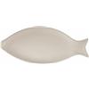Villa d'Este Home Tivoli Piatto ovale da portata in ceramica 31x12,5 cm, stile coastal, bianco, Kos