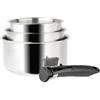 Sitram 713511 Set 3 pentole 16+18+20cm Sitramovible Arpege in acciaio inox, manico removibile-Tutte le fonti di calore compresa induzione