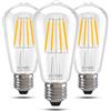 DoRight 12V LED ST64 E27 Lampadina Edison a Vite, 4W E27 Lampadine a Filamento AC/DC 12-36V Antique Retro E27 Luci LED 40W Equivalenti, Bianco Caldo 2700K per Camper Camper Marine (Confezione da 3)
