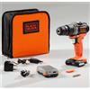 Black & Decker BLACK+DECKER Trapano A Percussione 12 V - 1.5 A BDCHD12