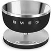 SMEG KSC01BLMWW Bilancia da cucina digitale Nero, Opaca Estetica Collezione