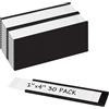 Realth Etichette Magnetiche Scrivibili 25.4MM X 100MM 30 Pcs