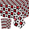 XJLANTTE Tovaglia da Poker Rettangolare per Casinò - Decorazioni per Feste, Picnic, Compleanno e Giochi di Carte - 130 x 220 cm