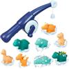 Giugio Giochi da Bagno per Bambini Piccoli, Giochi Bagnetto Neonato, Gioco Pesca Pesci Calamita con Giochi da Bagno di Pesca Luminosi, Giochi Vasca da Bagno Bambini, Giocattolo da Bagno per 2 3 4 5 6 Anni
