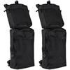 FCOUIID Coco ATV Fender Bags 2-Pack ATV Tank Saddle Bags Cargo Storage Caccia Borse (nero)