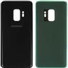 Riihoo Cover posteriore per batteria, parti di ricambio compatibili con Samsung G960F Galaxy S9, (nero, originale (PRC), nero mezzanotte)