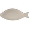 Villa d'Este Home Tivoli Piatto ovale da portata in ceramica 24x10,5 cm, stile coastal, bianco, Kos