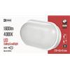 Emos Plafoniera LED, ovale, bianco, 20 W, luce bianca neutra, 270 x 145 x 81 mm