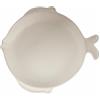Villa d'Este Home Tivoli Piatto piano singolo in ceramica Ø26 cm, stile coastal, bianco, Kos