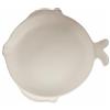 Villa d'Este Home Tivoli Piatto piano singolo in ceramica Ø20 cm, stile coastal, bianco, Kos