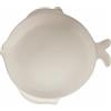 Villa d'Este Home Tivoli Piatto piano da portata in ceramica Ø30 cm, stile coastal, bianco, Kos