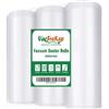 VacFreKep 3 Rotoli 20x600cm Buste Rotoli Sottovuoto Alimenti,Sacchetti Sottovuoto per Alimenti,Sacchi Sottovuoto Alimenti senza BPA