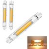 TDDKFB R7S LED 78mm Dimmerabile,COB 15W LED 3000K Bianco Caldo,1500LM Nessun Sfarfallio,R7S LED 15W Lampadine Equivalente a 150W Lampada Alogena,AC 220-240V,Illuminazione Fascio 360°,2 Pcs