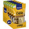 Vitakraft Long Lasting Chews, osso da masticare per cane, osso da masticare con pelle di manzo, per un'occupazione intensa (6x 173g)