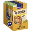 Vitakraft Pure Chicken Bonas, snack cane, bastoncini da masticare con pollo e formaggio, snack per l'addestramento del cane, senza zuccheri aggiunti (7x 80g)
