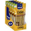 Vitakraft Long Lasting Chews, osso da masticare per cane, osso da masticare con pelle di manzo, per un'occupazione intensa (5x 360g)