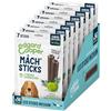 Edgard Cooper Dolcetti Per Cani, (Eucalyptus & Mela, 7 Bastoncini x 8), Medio, Uno al Giorno, A Bassa Caloria, Masticazione Lunga Efficiente, Alito Fresco