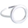 Helen de Lete - Anello aperto in argento Sterling con cerchio innovativo