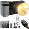 ZHIYUN MOLUS X100 Combo [Ufficiale] Luce video 100 W con batteria 2600 mAh, COB LED illuminazione video portatile 17317 Lux/ 2700~6500 K/CRI≥95/ TLCI≥97, controllo APP/Bowens Mount Bi-Color