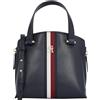 Tommy Hilfiger Donna Borsa Tote Bag Modern Mini con Scomparti, Blu (Space Blue), Taglia Unica