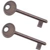 GAMOBIFER Chiave per Serratura AGB Interna ad Incasso (BRONZATO, N. 7)