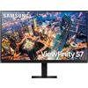 Samsung Monitor ViewFinity S7 (S27D702), Flat, 27'', 3840x2160 (UHD 4K), HDR10, 60Hz, 5ms, HDMI, Display Port, Ingresso Audio, PIP, PBP, Easy Setup Stand