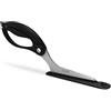 Dreamfarm Scizza forbici per pizza con vassoio nero, lame in acciaio inox 420J2, taglio preciso su ogni superficie, resistente al calore, lavabile in lavastoviglie, utensile tagliapizza