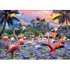 Ravensburger 12000574 - Fenicotteri rosa - puzzle 1000 pezzi - puzzle adulti e ragazzi da 14 anni, puzzle animali