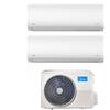 MIDEA Climatizzatore Condizionatore Midea Dual Split Inverter serie XTREME 12+18 con M3OA-27HFN8-Q R-32 Wi-Fi Integrato 12000+18000