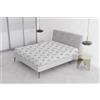 Italian Bed Linen Coprimaterasso Matrimoniale 170x200cm Carbonio, Copri Materasso Letto con Fibra Di Carbonio