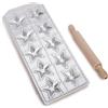 Imperia Raviolamp Linea Classica. Stampo per ravioli Made in Italy. Accessorio macchina per la pasta. Accessorio cucina tagliapasta in alluminio per pasta fresca con mattarello (10 Stelline)