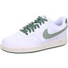 Nike Court Vision Lo, Sneaker Donna, White/Oil Green-Treeline-Sail, 46 EU