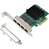 ProXtend PCIe X4 Quad RJ45 Gigabit PX-NC-10797