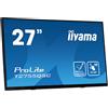 iiyama iiyama ProLite T2755QSC-B1 - Monitor a LED - 27 - touchscreen - 2560 x 1440 WQHD @ 75 Hz - IPS - 400 cd/m² - 1000:1 - 5 ms - HDMI, DisplayPort - altoparlanti - nero opaco T2755QSC-B1
