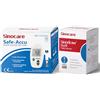 sinocare 50 strisce per test di glucosio nel sangue e 50 lancette per il misuratore di glucosio nel sangue sinocare Safe-Accu