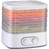 Avilia Disidratatore Elettrico con 5 Vassoi - Essiccatore per Alimenti con regolazione temperatura 40°-75°, per Frutta, Funghi ed Erbe Aromatiche, 240W