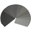 STEBRUAM Carta Abrasiva 42 Pezzi Kit, Carta Vetrata per Legno in Grane 120/150/180/240/320/400/1200/1500/2000/3000, Sandpaper Carta Vetro Impermeabile Levigatura a Secco e Umido
