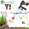 Ledeak Aspirapolvere per Acquario, Sifone Aspirarifiuti Kit per la Pulizia della Ghiaia dell'Acquario con Ugello Lungo, Pompa Sifone Acquario per Pulizia Fondo Acquario