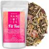 HORTIA FIT TEA | Tisana Drenante Detox a base di Tè Verde Sencha, Foglie di Ortica e Yerba Mate | Diuretica e Depurativa | Confezione Regalo Salva Aroma | Gusto Limone e Vaniglia