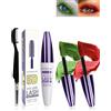 LYSdefeu Mascara Rosso Verde in fibra di Seta 5D-2 Colori Mascara Spesso Volumizzante E Allungante,Set di Mascara Colorato Waterproof Lunga Durata Con Pennello Per Ciglia,Creando Un Glamour Trucco Occhi-06+07