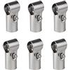 XiyaxiVici 6 pezzi Morsetti a T in acciaio inox con viti e dadi Morsetto a T in Acciaio Zincato Diametro 32 mm Connettori per tubi in acciaio