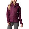 Columbia (TG. M) Columbia Powder Lite, Giacca imbottita con cappuccio hybrid da donna - N