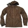 BASTARD Domed brown snow hooded jacket man giacca uomo marrone da neve snowboard