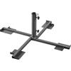 Schneider Supporto Piatto Plus per Pannelli di vialetto, 822-15, Antracite, Acciaio, 3,6 kg