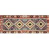 Vilber, Tappeto Vinile, Etnico, Rompi, Corridoio, Cucina, Soggiorno, Casa. Multicolore. Diverse dimensioni. Dimensioni: 52 x 140 cm. Kilim.2574 01