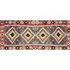 Vilber, Tappeto Vinile, Etnico, Rompi, Corridoio, Cucina, Soggiorno, Casa. Multicolore. Diverse dimensioni. Dimensioni: 78 x 180 cm. Kilim.2574 01